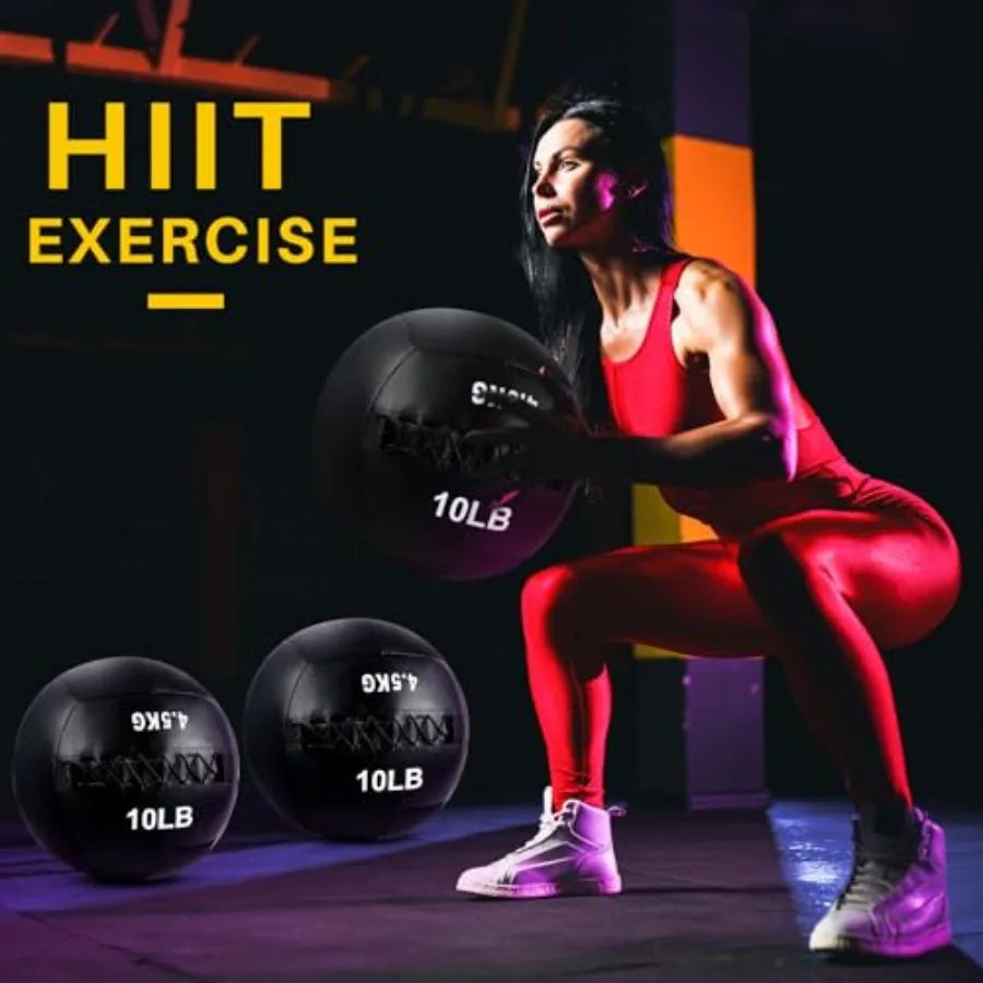 Soft Wall Medicine Ball For Exercise Fitness Non Slip Grip