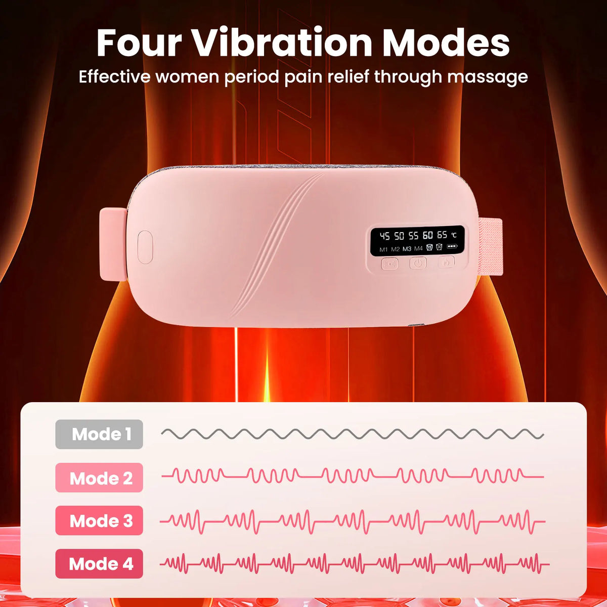 Hailicare Rechargeable Menstrual Heating Pad For Period Relief