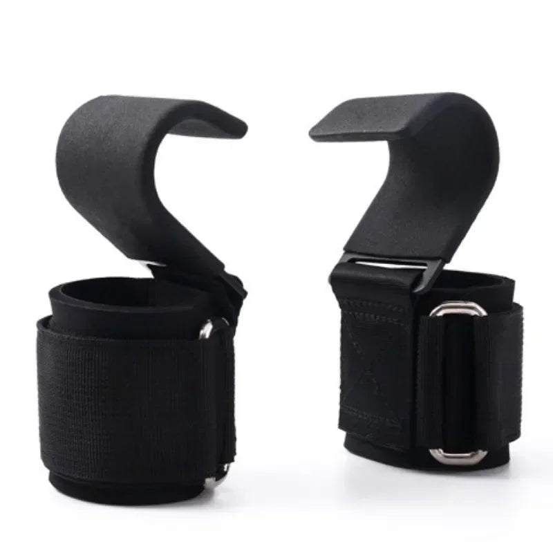 MIHJUSFDH Weight Lifting Hooks Set for Deadlifts and Pullups