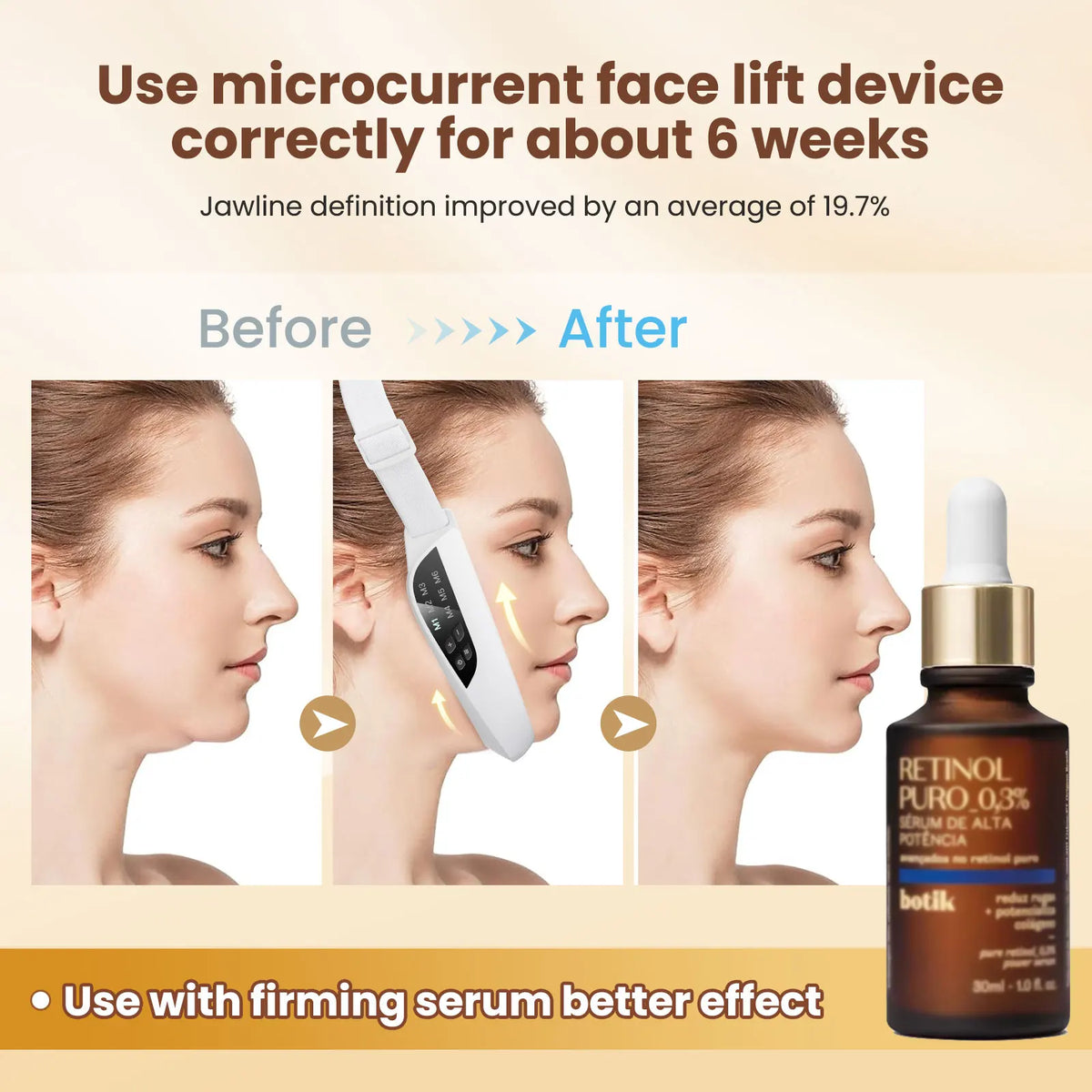 Hailicare Microcurrent Face Lifter With Ems Heat And Led Massage
