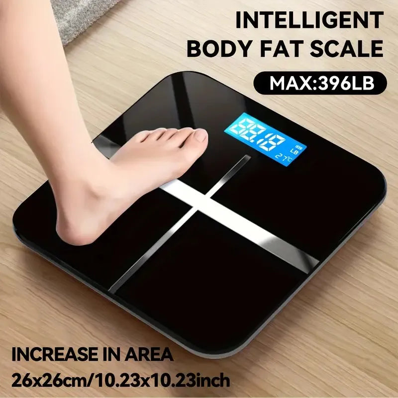 Premium Electronic Weight Scale With Tempered Glass And LCD Display