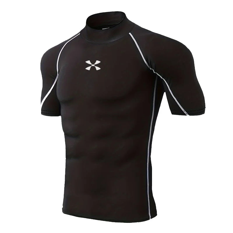 HANRAN Quick Dry Men's Short Sleeve T Shirt For Gym