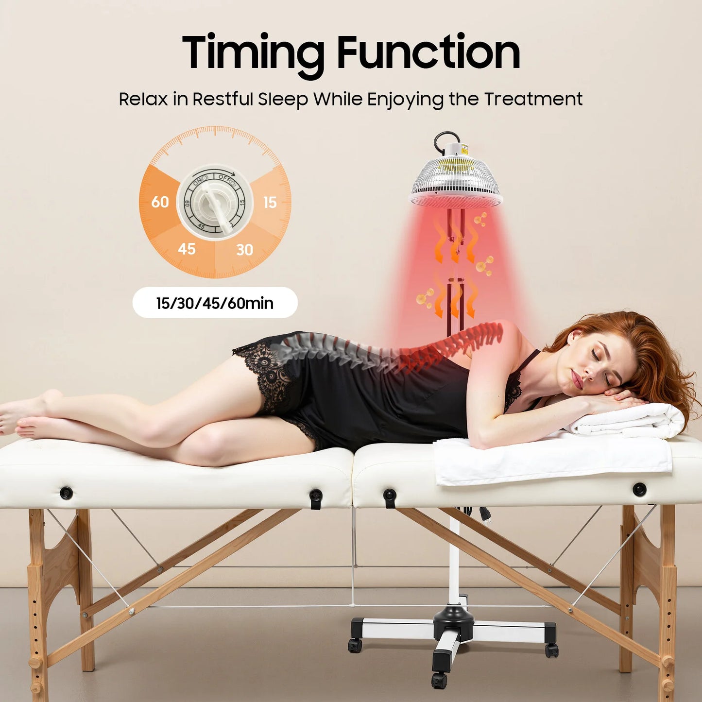 Bymaocar Far Infrared Mineral Heat Lamp 250W For Pain Relief - Alice's Wellness Hub