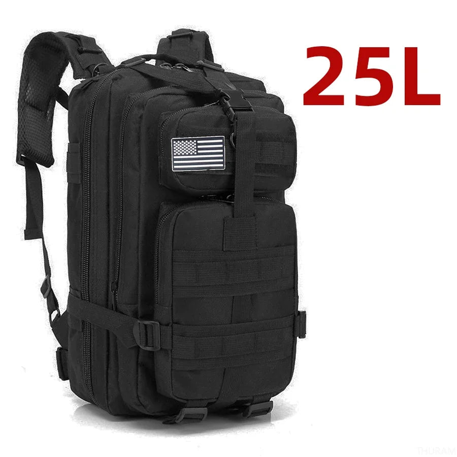 Thuram Waterproof Tactical Backpack For Outdoor Hiking And Trekking