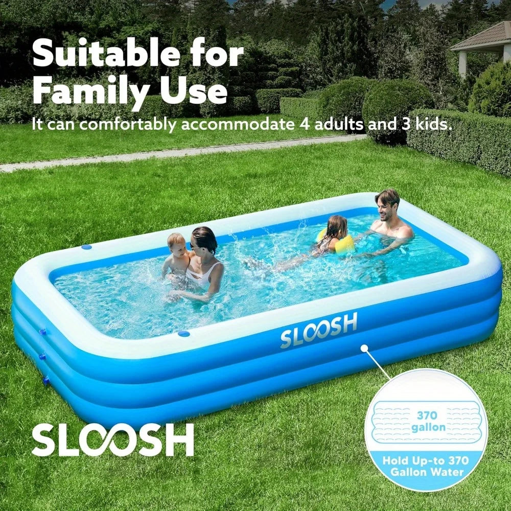 Joyfy Inflatable Family Pool For Backyard Summer Fun