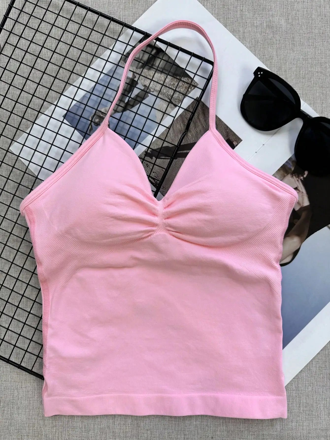 Women's Yoga Sports Bra Sleeveless Cropped Top For Workout - Alice's Wellness Hub