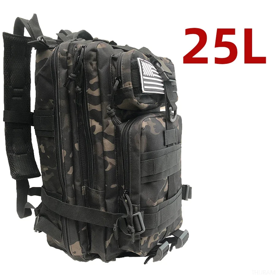 Thuram Waterproof Tactical Backpack For Outdoor Hiking And Trekking