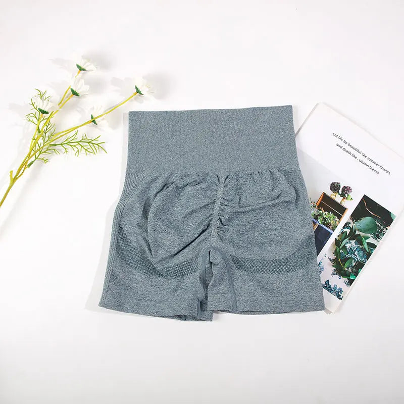 CHRLEISURE Seamless Sports Set Women Yoga Suit With Cycling Shorts - Alice's Wellness Hub