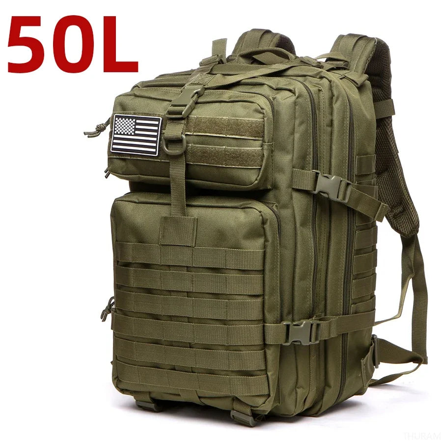 Thuram Waterproof Tactical Backpack For Outdoor Hiking And Trekking