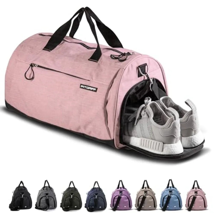 Unisex Gym Bag With Shoe And Wet Compartment