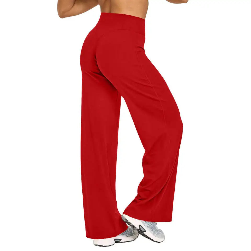 NCLAGEN SoftMotion Straight Leg Bottoms Womens Mid Waist Yoga Pants