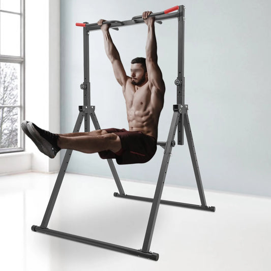 Power Tower Pull Up Bar Dip Station Adjustable Free Standing - Alice's Wellness Hub