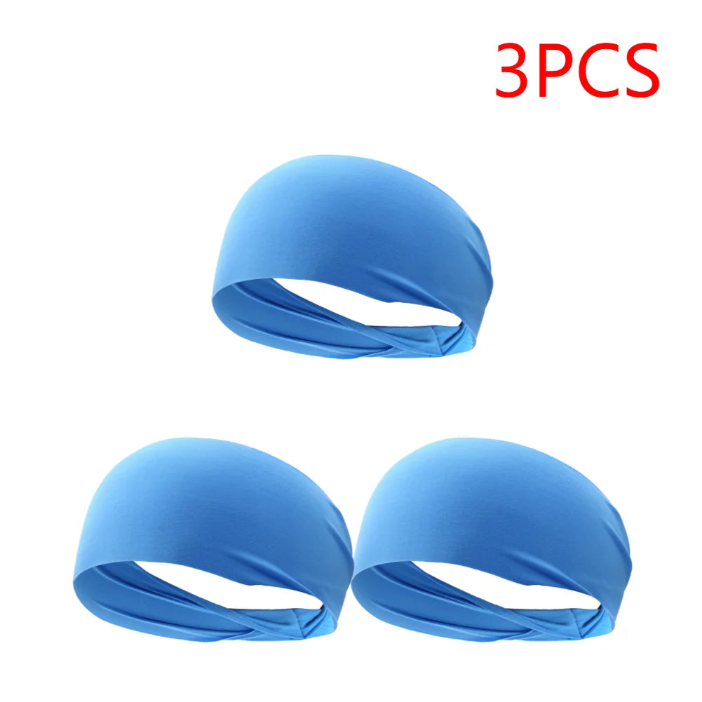 APWIKOGER Sports Headbands Elastic Sweat Bands For Gym And Yoga