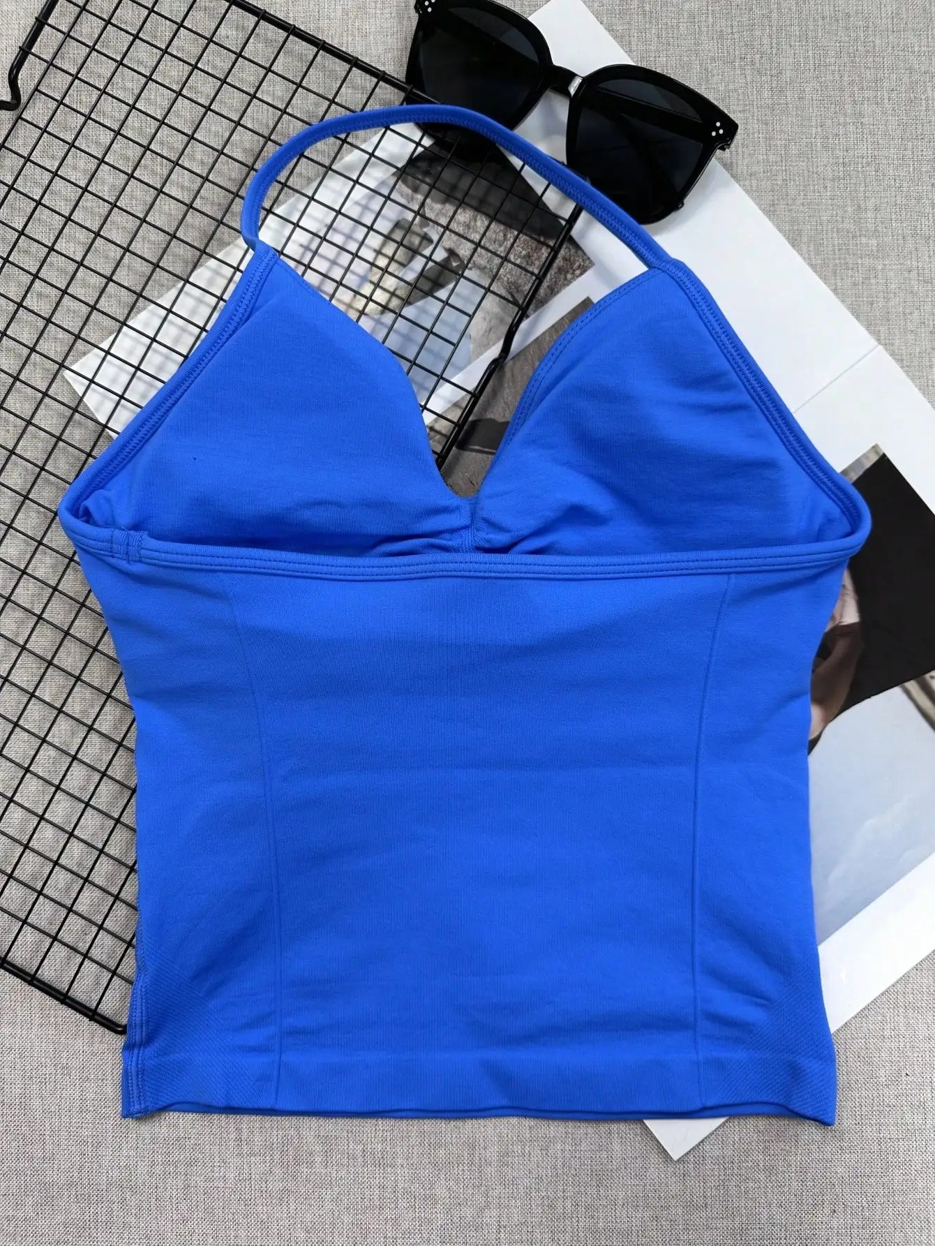Women's Yoga Sports Bra Sleeveless Cropped Top For Workout - Alice's Wellness Hub