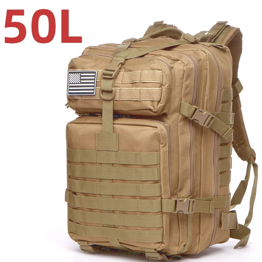 Thuram Waterproof Tactical Backpack For Outdoor Hiking And Trekking