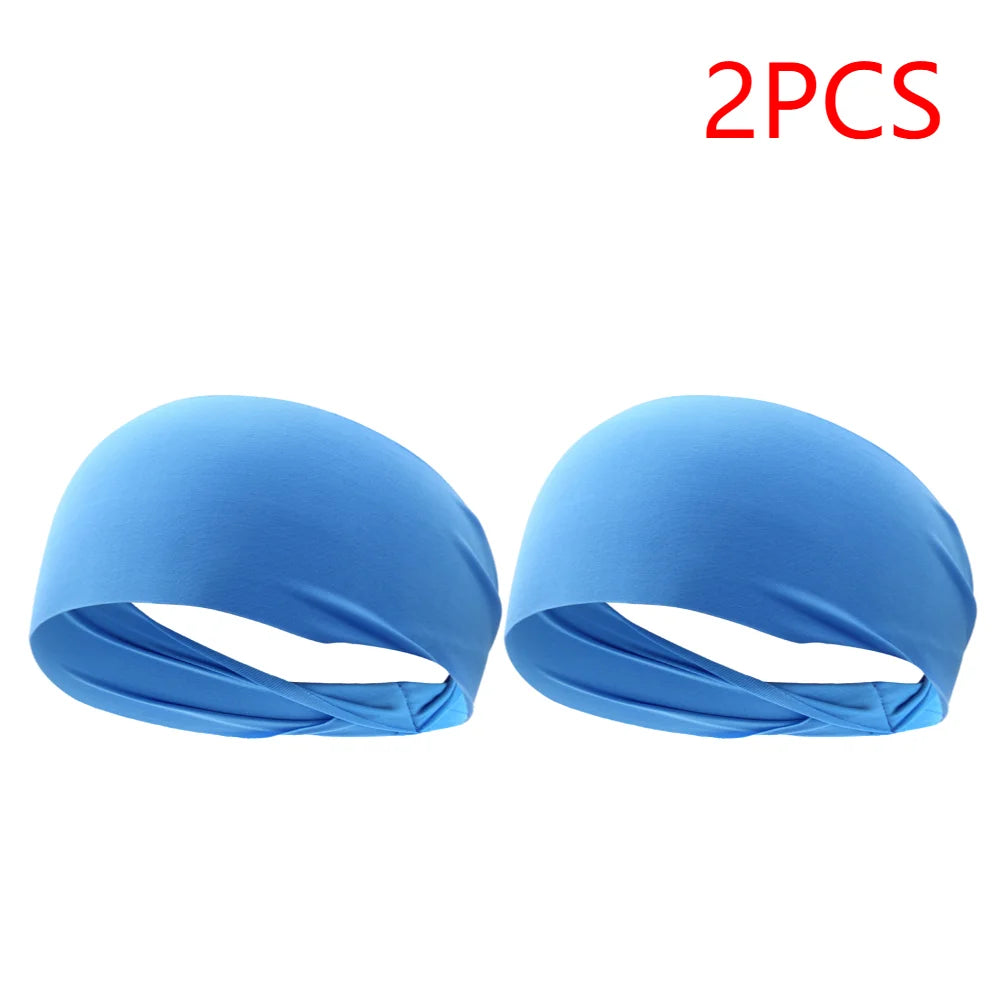 APWIKOGER Sports Headbands Elastic Sweat Bands For Gym And Yoga