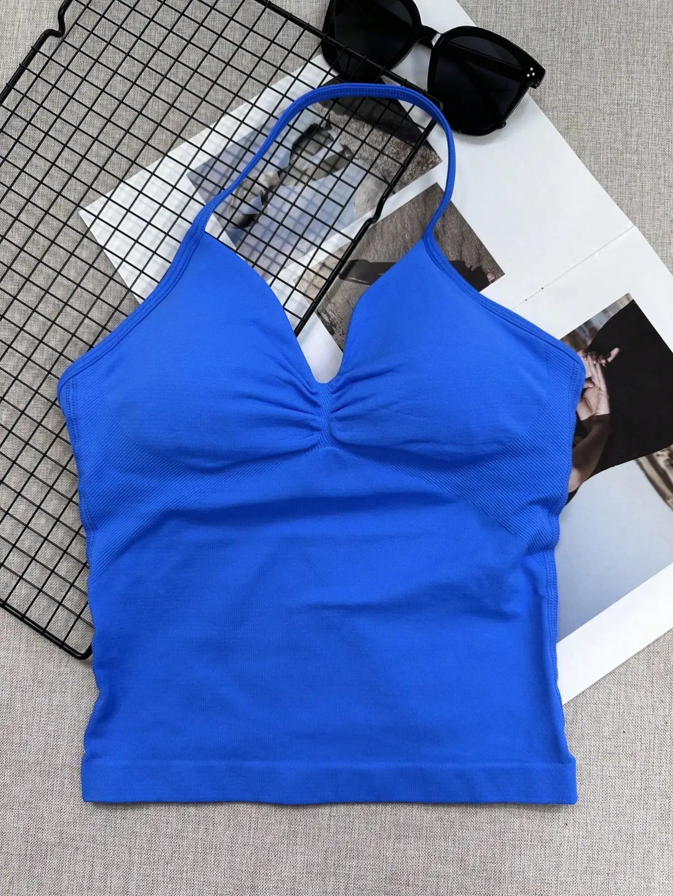 Women's Yoga Sports Bra Sleeveless Cropped Top For Workout - Alice's Wellness Hub
