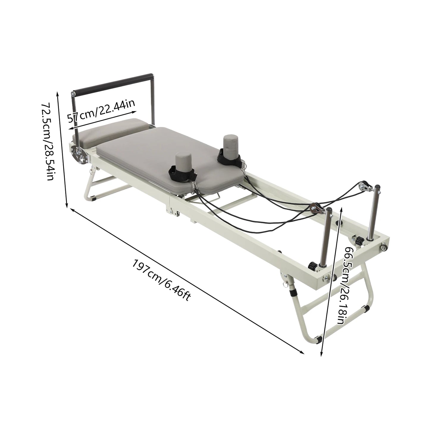 Foldable Pilates Reformer Machine For Multifunctional Yoga And Fitness Equipment - Alice's Wellness Hub