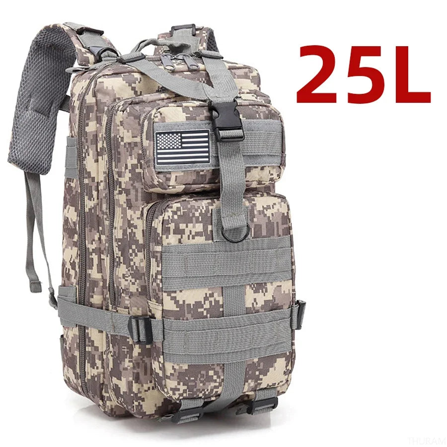 Thuram Waterproof Tactical Backpack For Outdoor Hiking And Trekking