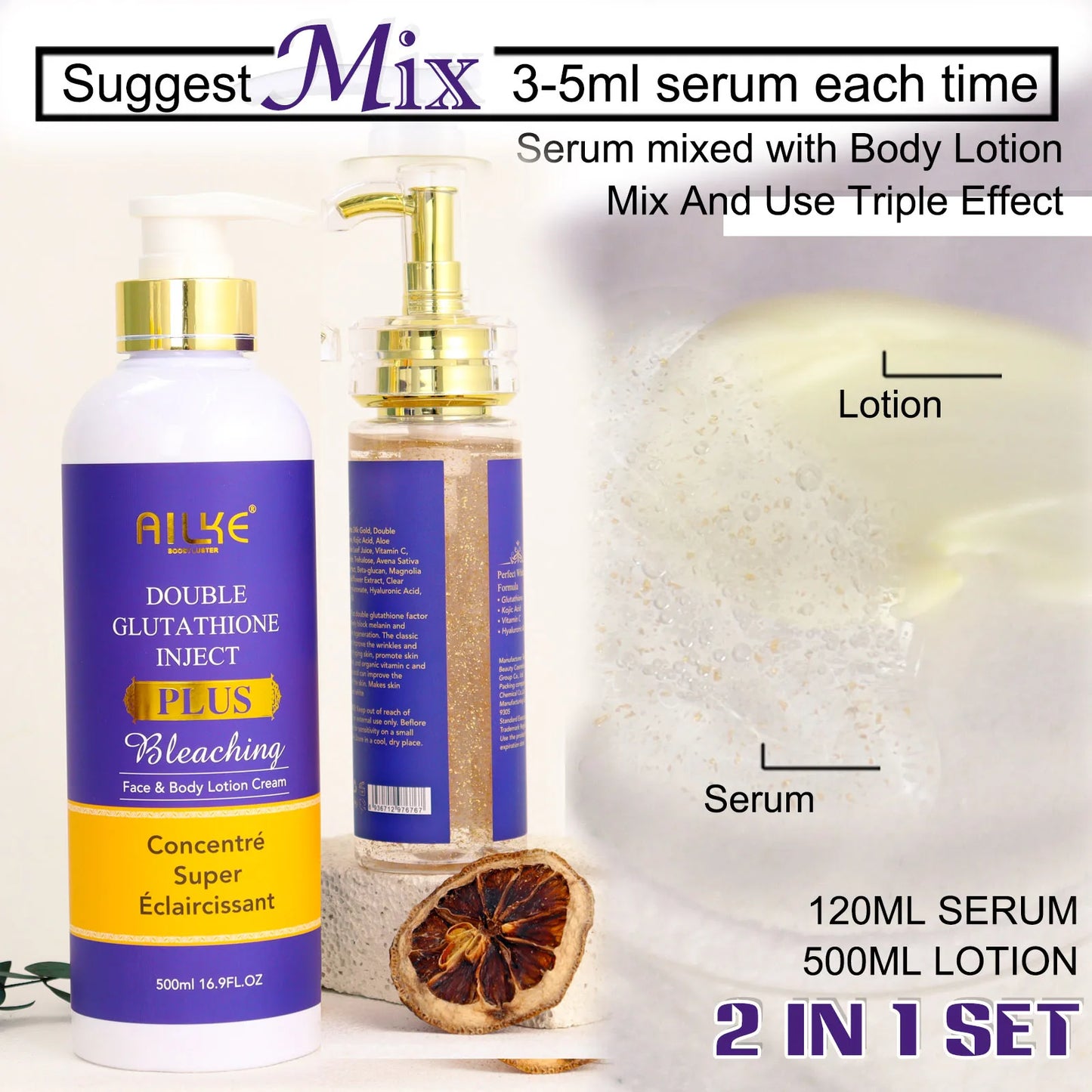 AILKE Brightening Body Milk For Even Skin Tone And Whitening - Alice's Wellness Hub