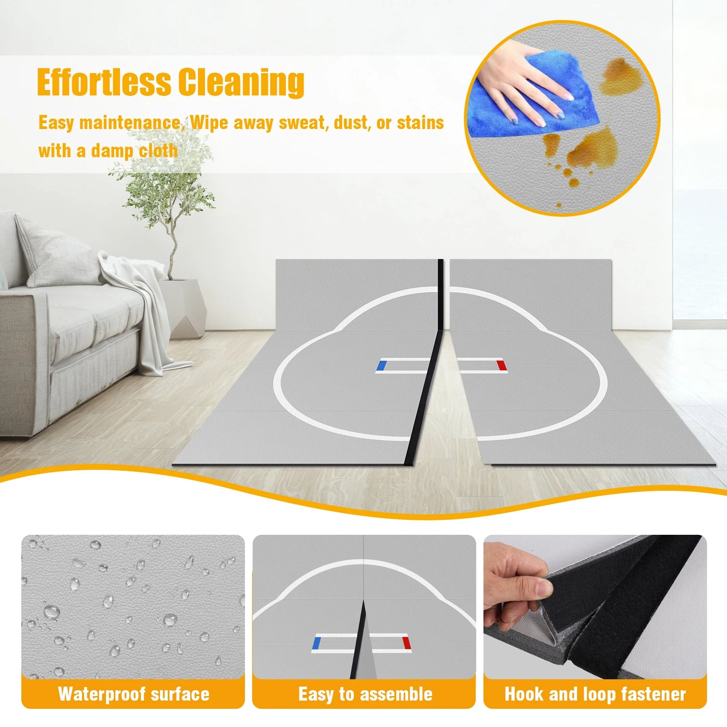 APWIKOGER Wrestling Mat For Grappling And Martial Arts Training