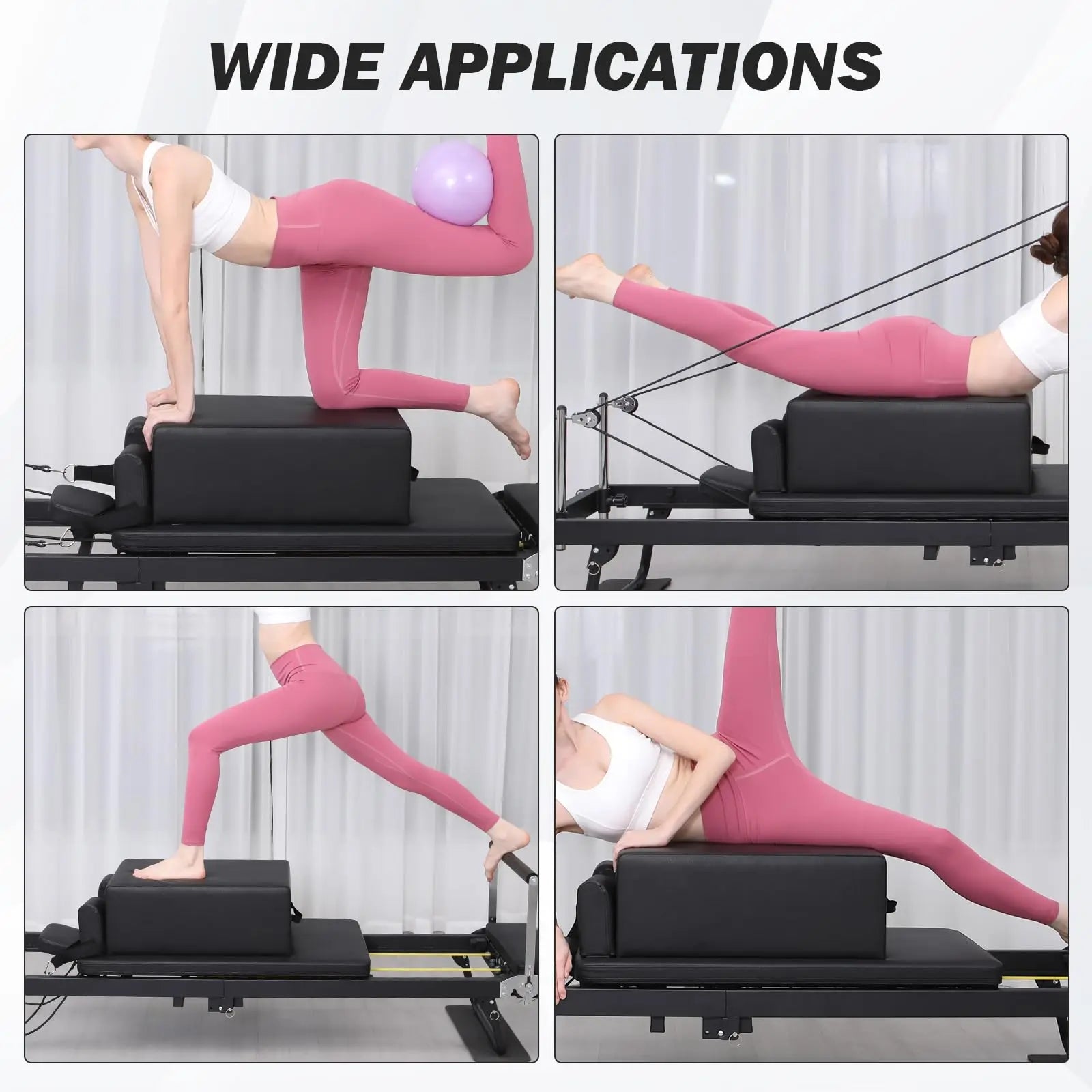 HiMISS Portable Pilates Reformer Sitting Box For Home Workout - Alice's Wellness Hub