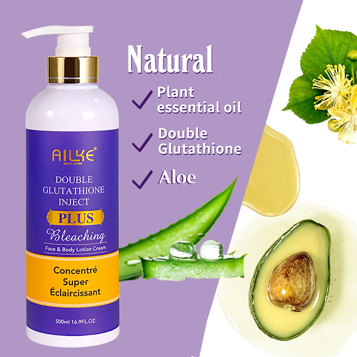 Ailke Double Glutathione Whitening Serum for Dark Spot Reduction