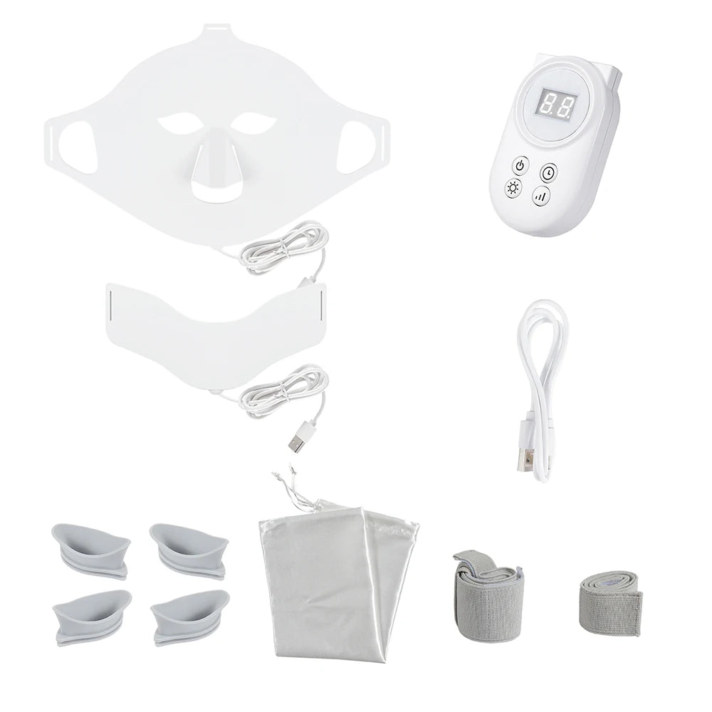 Foreverlily Photon LED Mask Face Neck Red Light Therapy - Alice's Wellness Hub