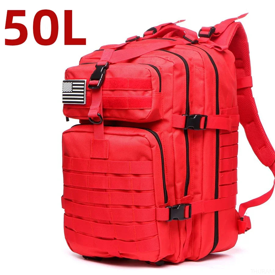 Thuram Waterproof Tactical Backpack For Outdoor Hiking And Trekking