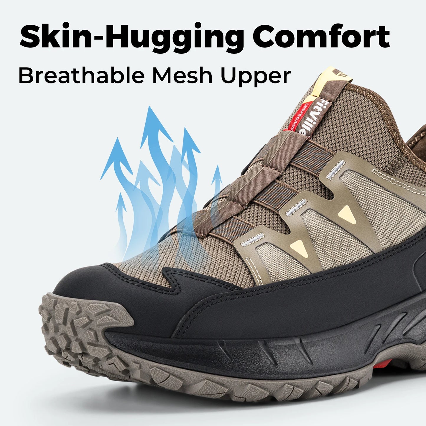 Fittington Slip-On Shoes Wide Sneakers For Men With Arch Support