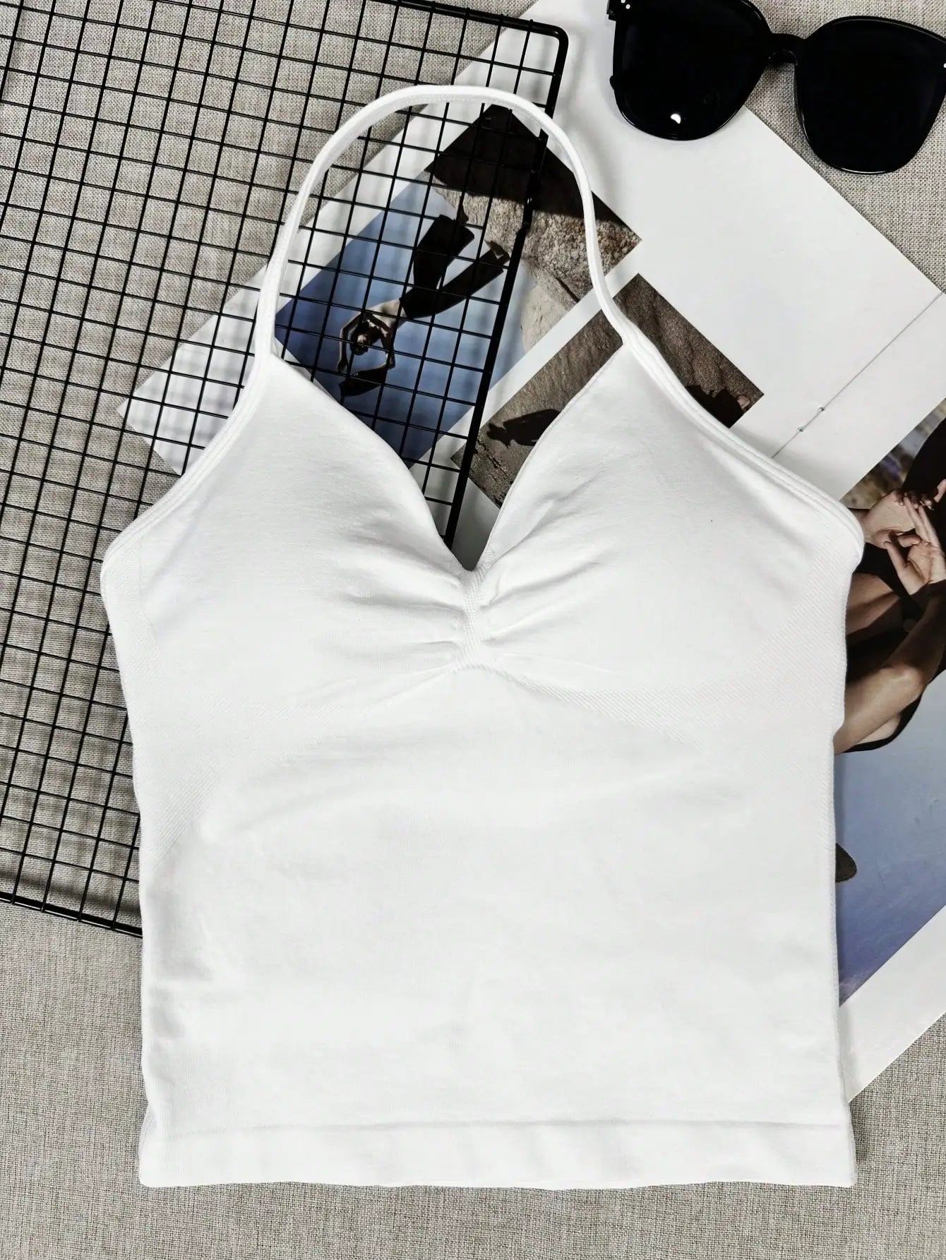 Women's Yoga Sports Bra Sleeveless Cropped Top For Workout - Alice's Wellness Hub