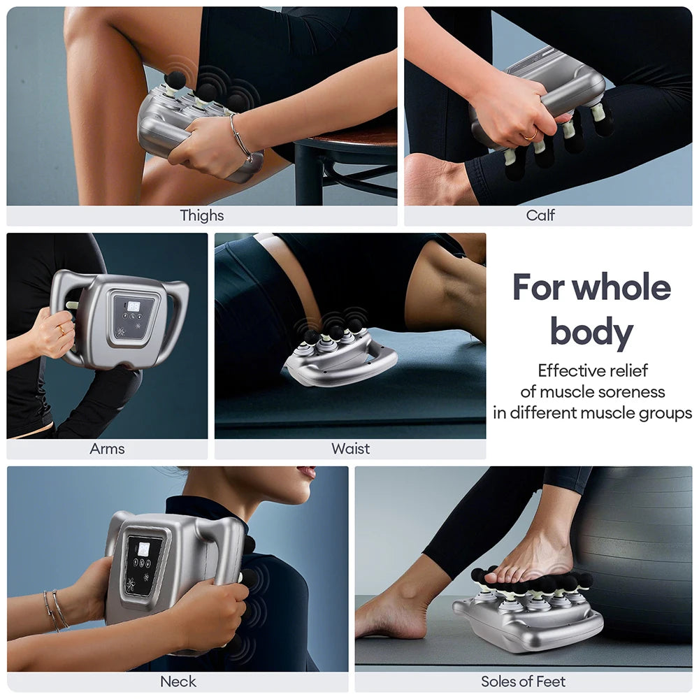 Foreverlily 24 Head Fascia Gun With Nine Modes Massager - Alice's Wellness Hub
