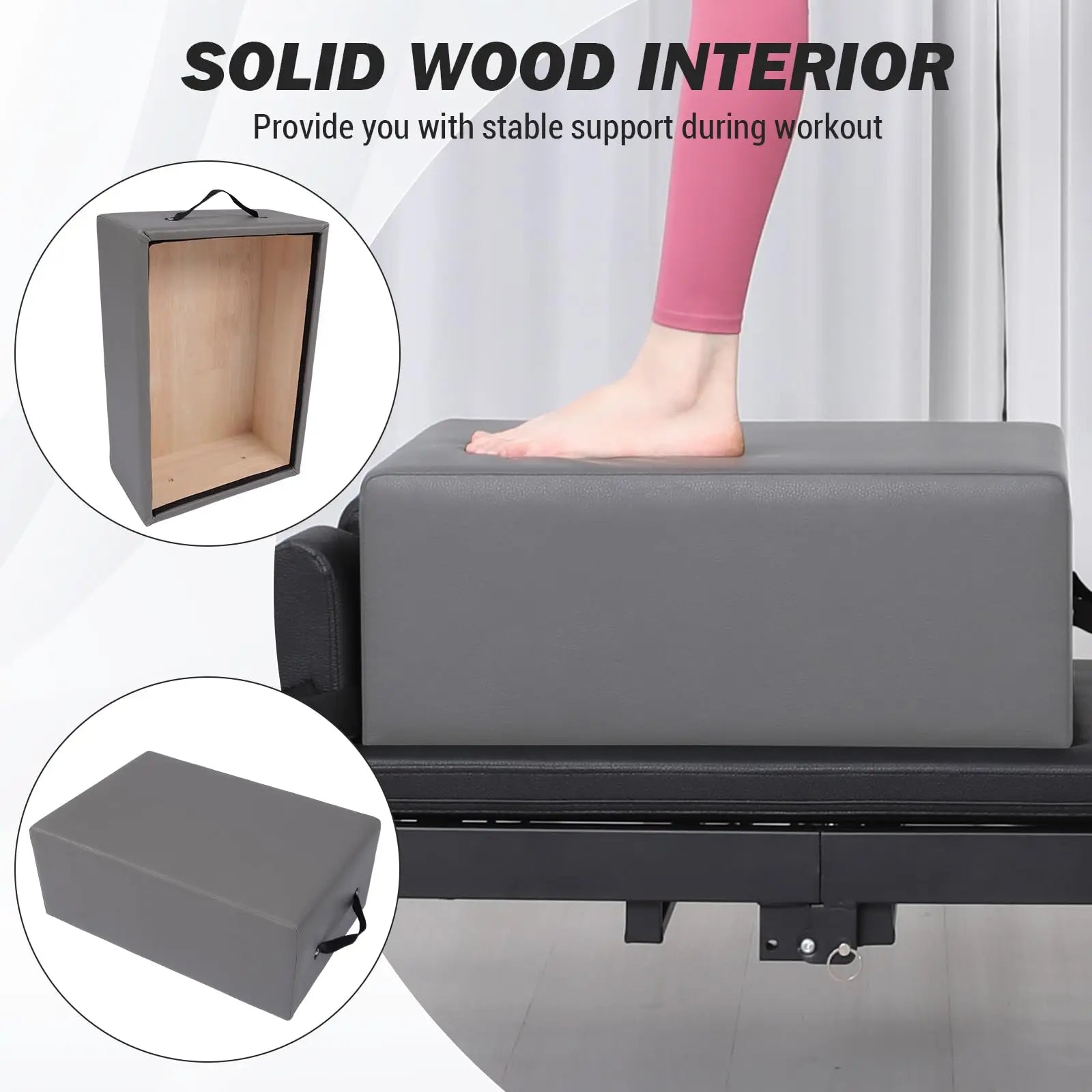 HiMISS Portable Pilates Reformer Sitting Box For Home Workout - Alice's Wellness Hub
