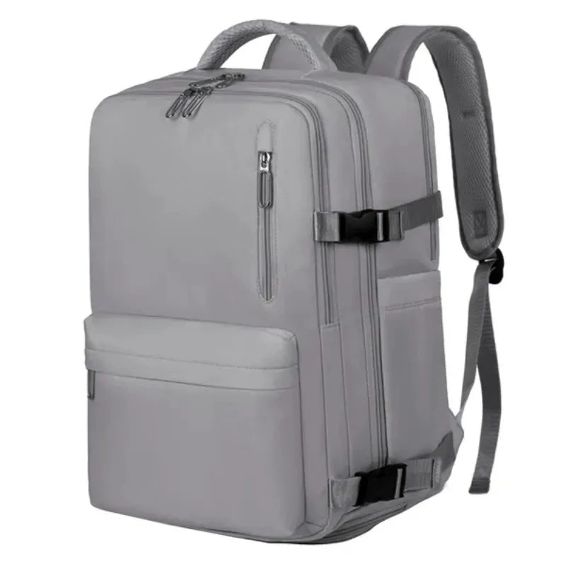 Travel Backpack for Men Women, 15.6 Inch Laptop Backpack with USB Charging Hole, College Bookbag, Large Capacity Black Computer Backpacks for Work,Daily Commute, Airplane Travel & School