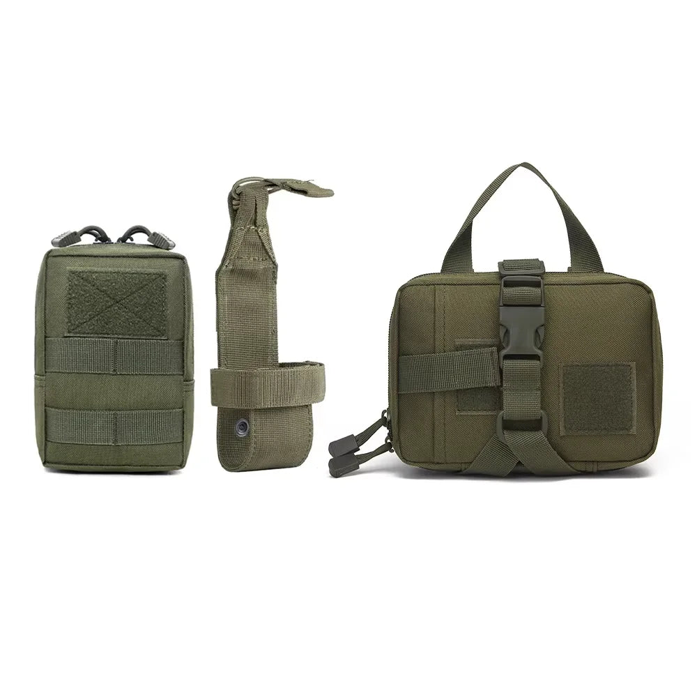 Military Tactical Dog Harness Molle Pouch Belt Attachment Kit