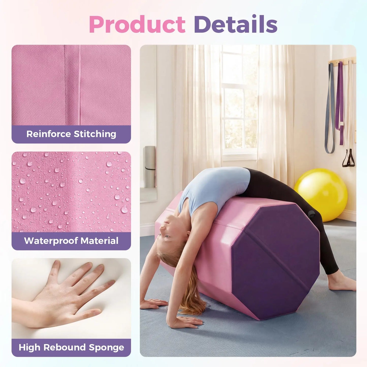 Skill Shape Backbend Somersault Training Mat Waterproof Gymnastics