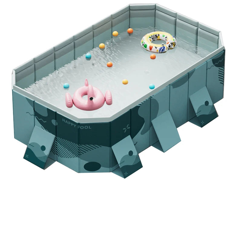 Foldable Inflation Free Family Swimming Pool PVC Portable Backyard